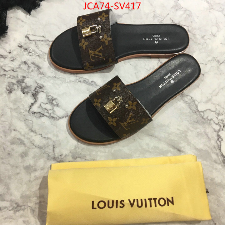 Women Shoes-LV,what 1:1 replica , ID: SV417,$:74USD