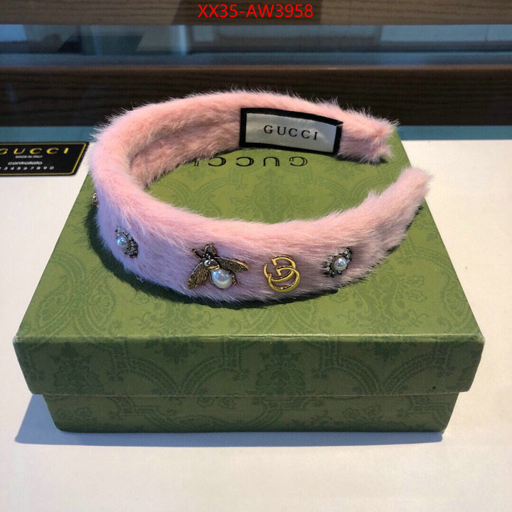 Hair band-Gucci,high quality replica , ID: AW3958,$: 35USD