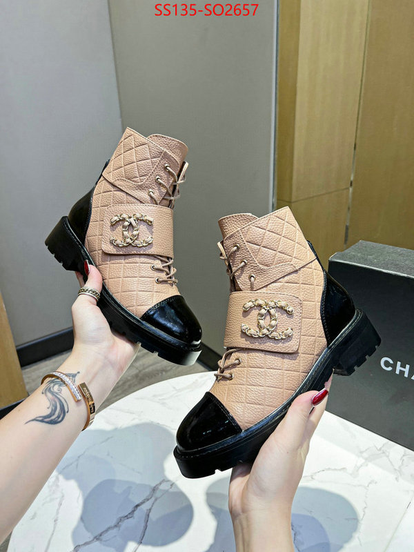 Women Shoes-Chanel,what is top quality replica , ID: SO2657,$: 135USD