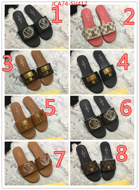 Women Shoes-LV,what 1:1 replica , ID: SV417,$:74USD