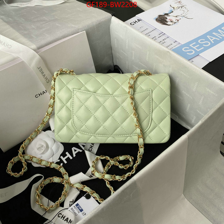Chanel Bags(TOP)-Diagonal-,ID: BW2208,$: 189USD