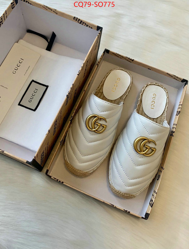 Women Shoes-Gucci,top fake designer , ID: SO775,$: 79USD