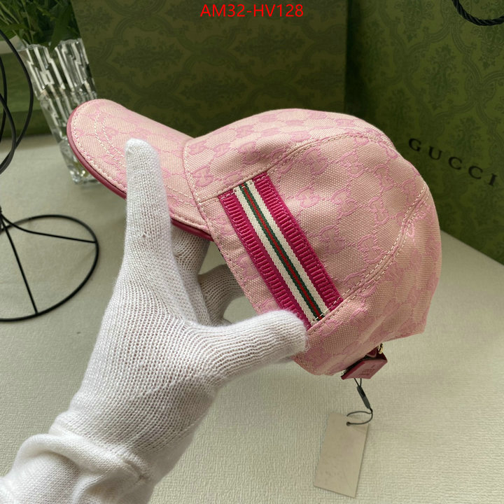 Cap (Hat)-Gucci,high quality 1:1 replica , ID: HV128,$: 32USD