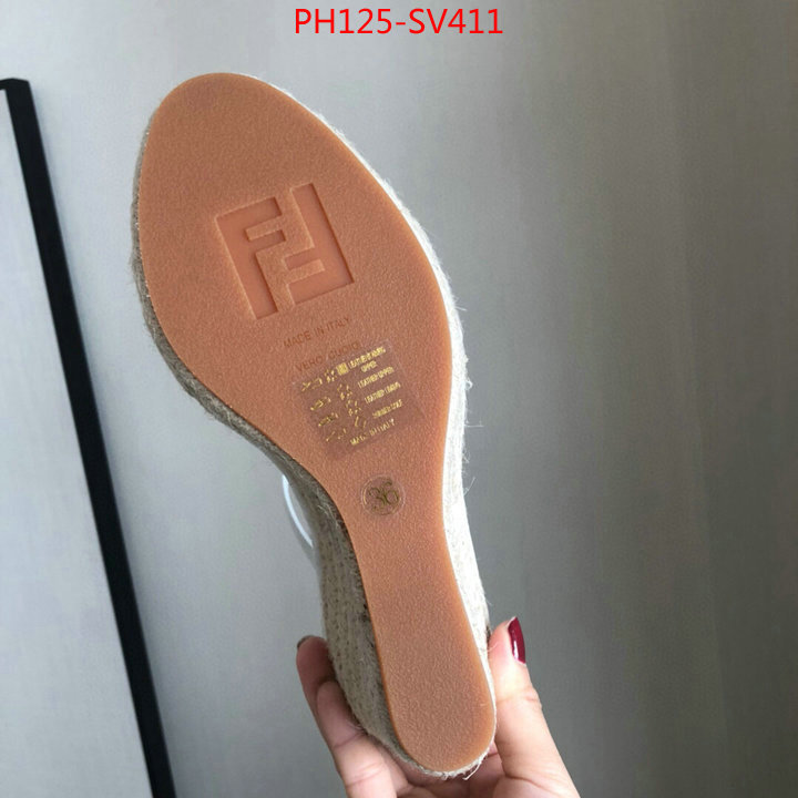 Women Shoes-Fendi,replica online , ID: SV411,$:125USD