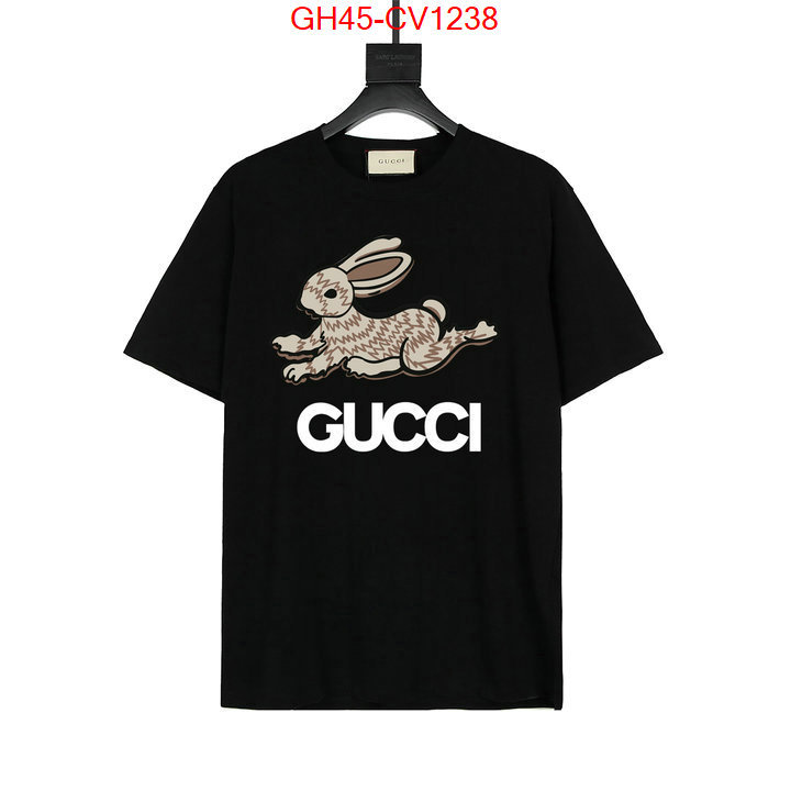 Clothing-Gucci,buy 2023 replica , ID: CV1238,$: 45USD