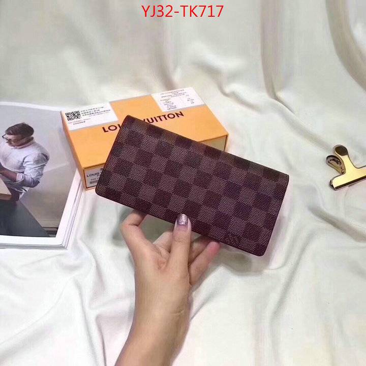 LV Bags(4A)-Wallet,ID: TK717,$:32USD