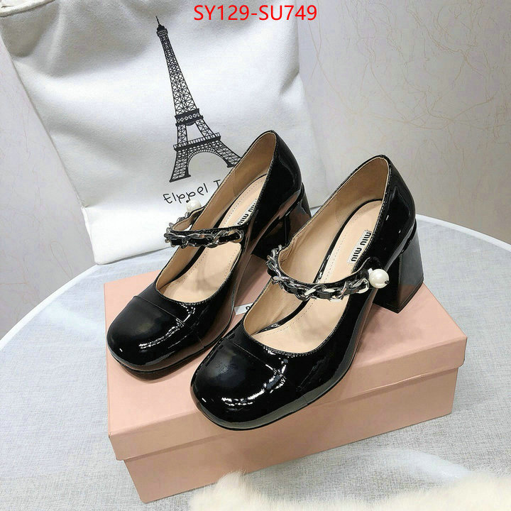 Women Shoes-Miu Miu,perfect quality ,luxury fashion replica designers , ID: SU749,$: 129USD