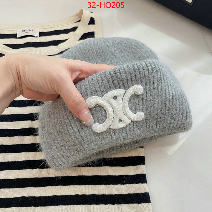 Cap (Hat)-Celine,knockoff highest quality , ID: HO205,$: 32USD