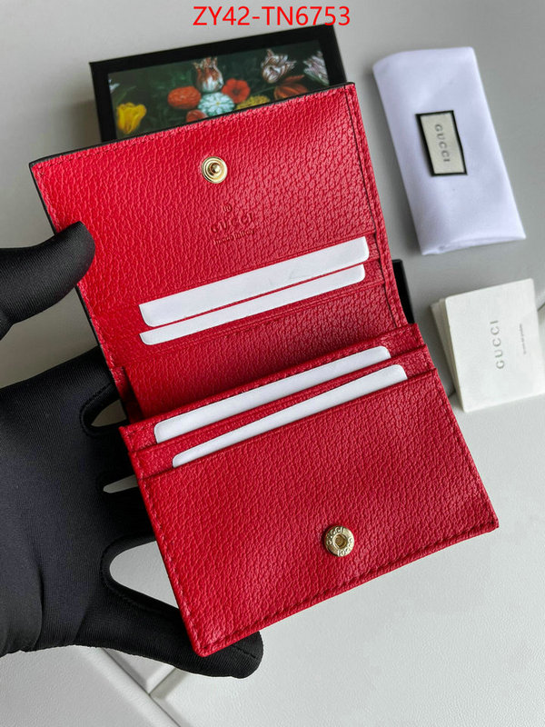 Gucci Bags(4A)-Wallet-,ID: TN6753,$: 42USD