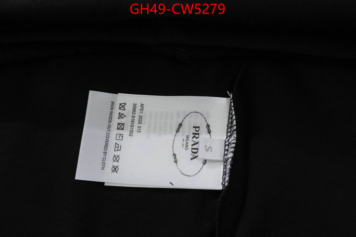Clothing-Prada,1:1 replica , ID: CW5279,$: 49USD
