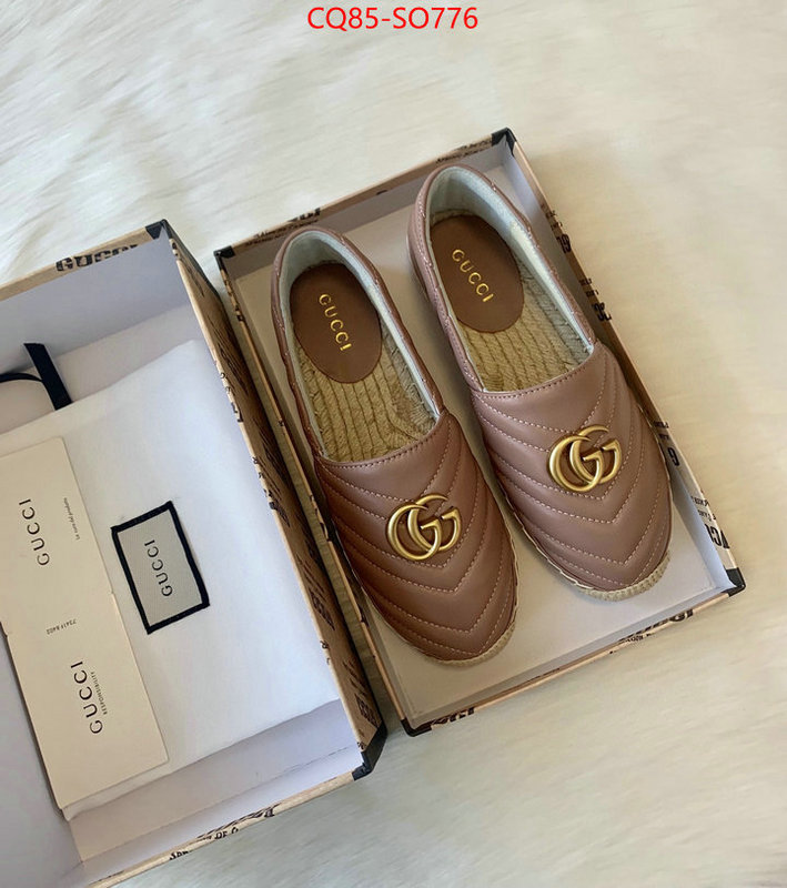 Women Shoes-Gucci,best quality replica , ID: SO776,$: 85USD