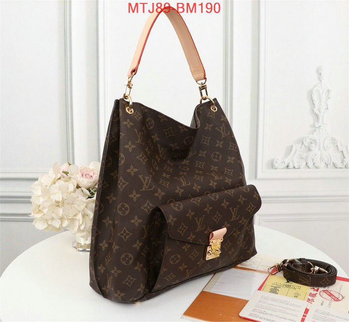 LV Bags(4A)-Handbag Collection-,ID: BM190,$:89USD