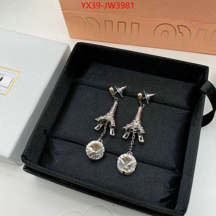 Jewelry-Miu Miu,at cheap price , ID: JW3981,$: 39USD