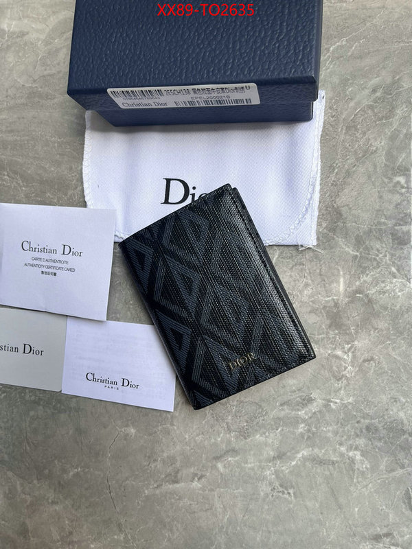 Dior Bags(TOP)-Wallet-,ID: TO2635,$: 89USD