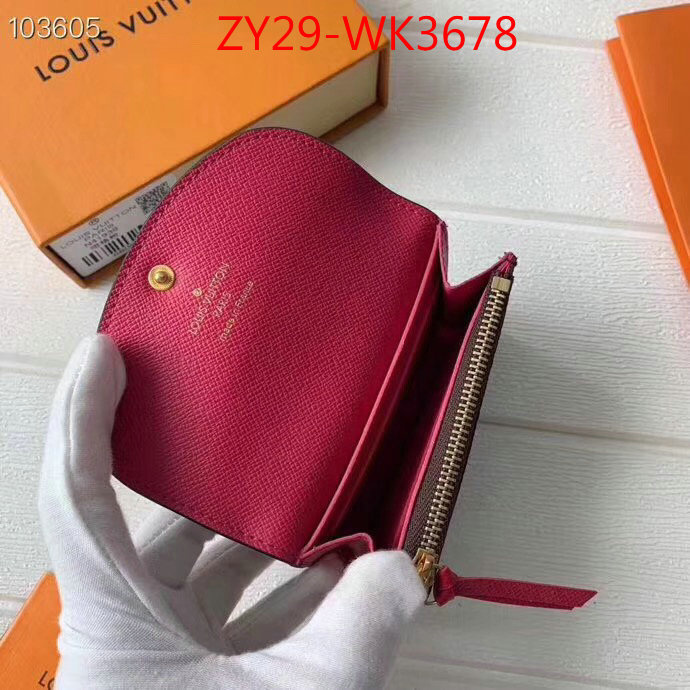 LV Bags(4A)-Wallet,ID: WK3678,$:29USD