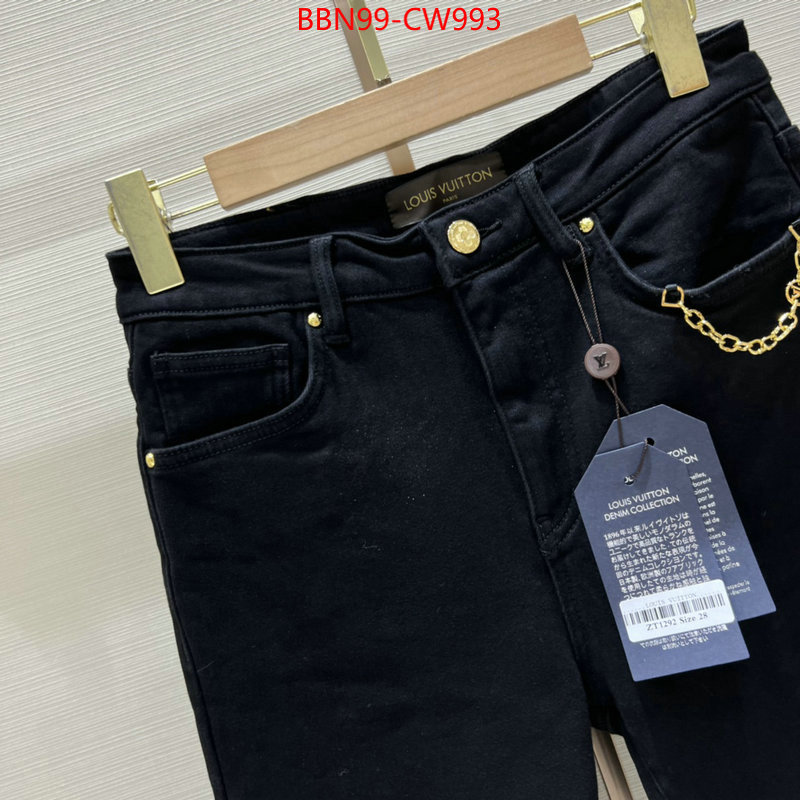 Clothing-LV,what is a counter quality , ID: CW993,$: 99USD