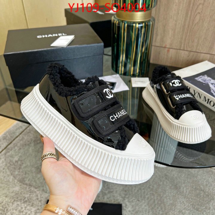 Women Shoes-Chanel,mirror copy luxury , ID: SO4004,$: 109USD