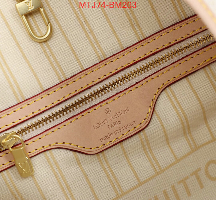 LV Bags(4A)-Neverfull-,the quality replica ,ID: BM203,$:74USD