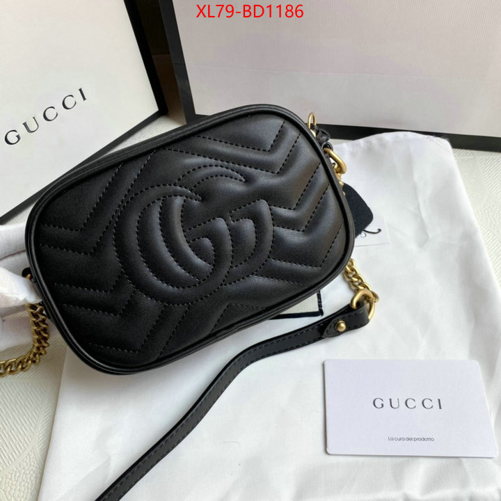 Gucci Bags(4A)-Marmont,luxury 7 star replica ,ID: BD1186,$: 79USD