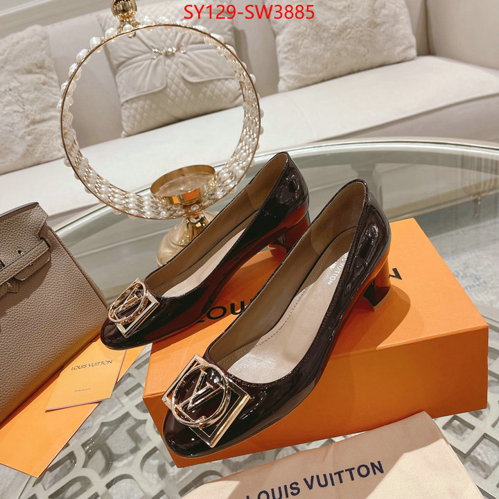 Women Shoes-LV,replcia cheap from china , ID: SW3885,$: 129USD