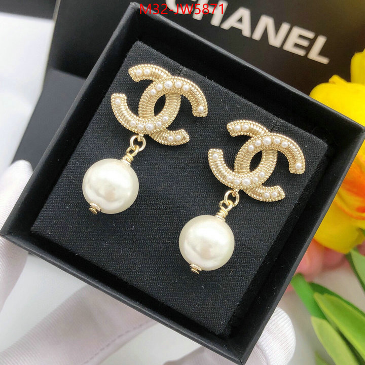 Jewelry-Chanel,quality aaaaa replica , ID: JW5871,$: 32USD