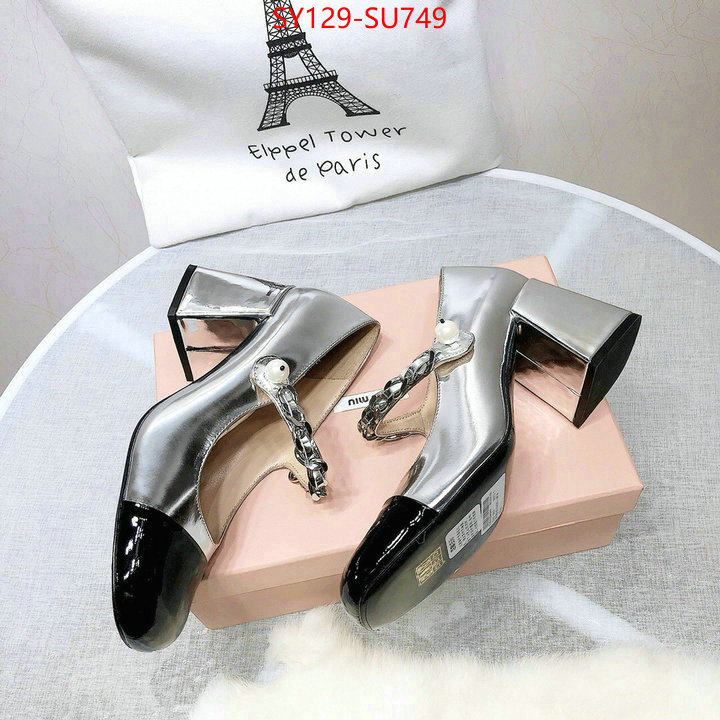 Women Shoes-Miu Miu,perfect quality ,luxury fashion replica designers , ID: SU749,$: 129USD