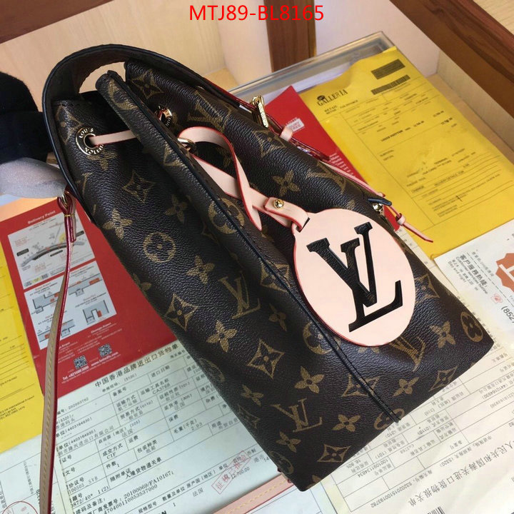 LV Bags(4A)-Backpack-,aaaaa quality replica ,ID: BL8165,$: 89USD