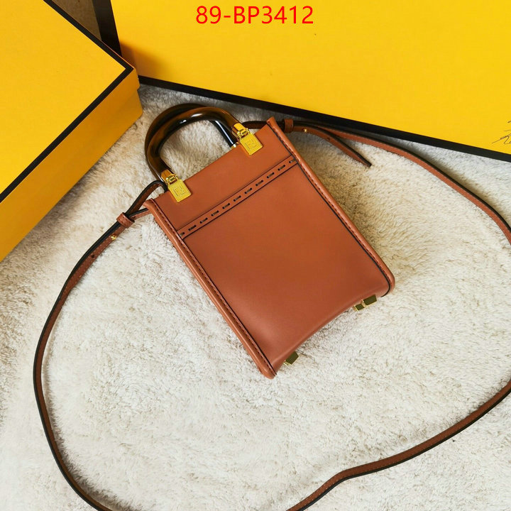 Fendi Bags(4A)-Sunshine-,high ,ID: BP3412,$: 89USD