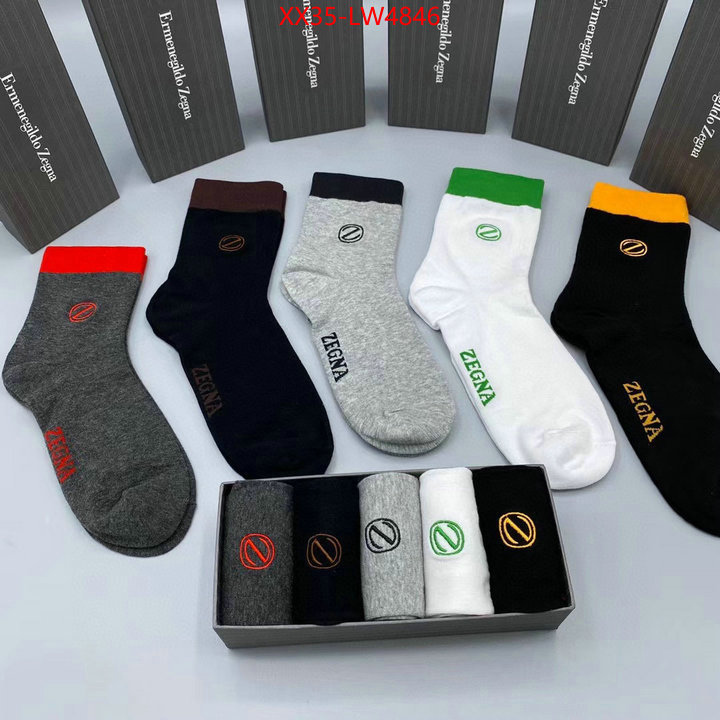 Sock-Zegna,replica 1:1 , ID: LW4846,$: 35USD