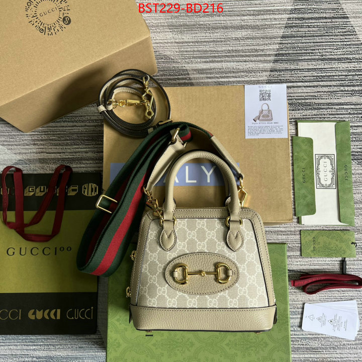 Gucci Bags(TOP)-Horsebit-,wholesale replica ,ID: BD216,$: 229USD