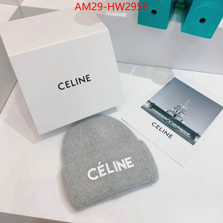 Cap (Hat)-Celine,buy first copy replica , ID: HW2958,$: 29USD