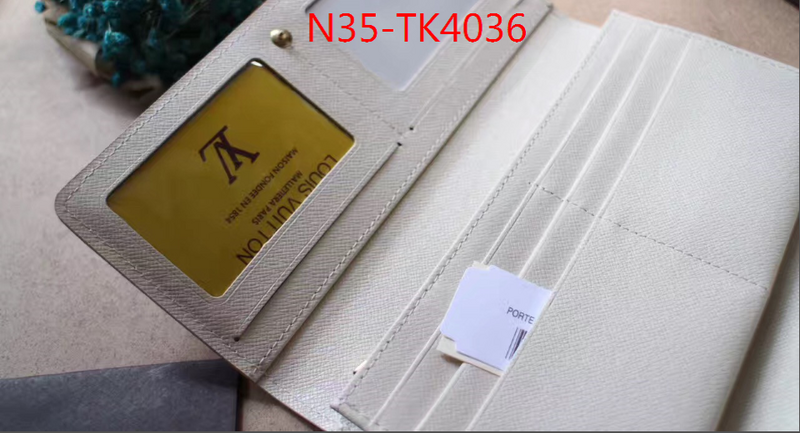 LV Bags(4A)-Wallet,ID: TK4036,$: 35USD