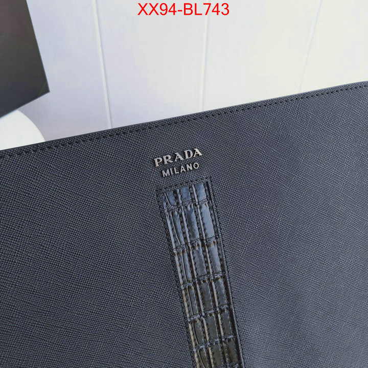 Prada Bags(TOP)-Clutch-,ID: BL743,$:94USD