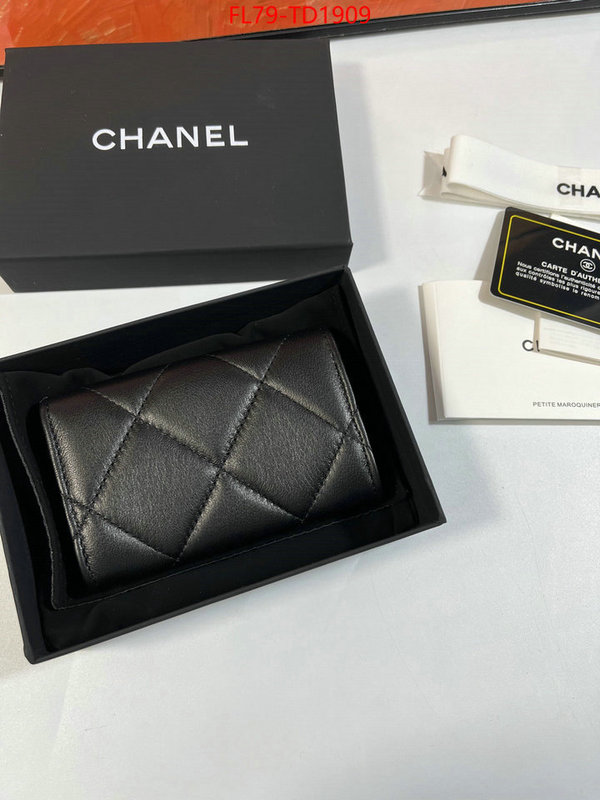 Chanel Bags(TOP)-Wallet-,ID: TD1909,$: 79USD