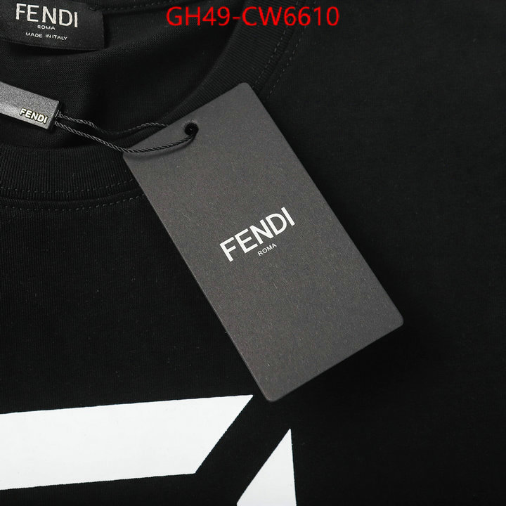 Clothing-Fendi,high quality replica designer , ID: CW6610,$: 49USD