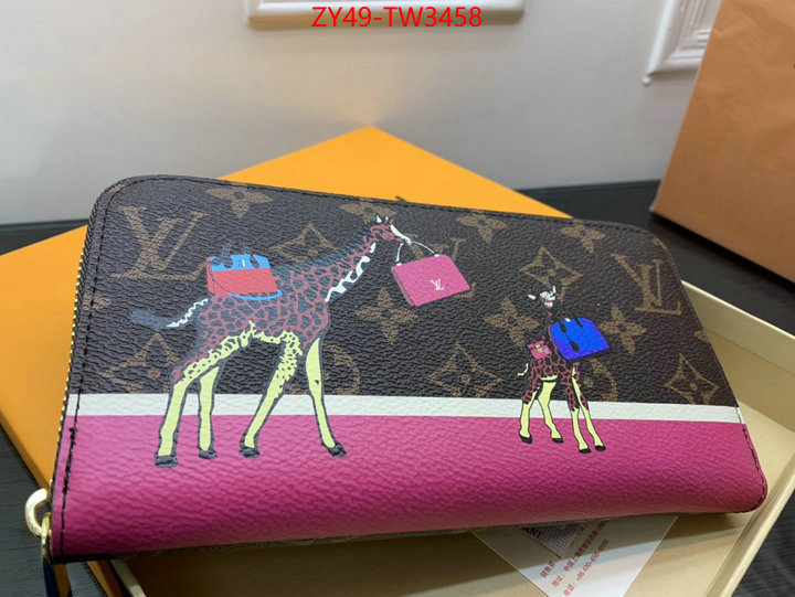 LV Bags(4A)-Wallet,wholesale 2023 replica ,ID: TW3458,$: 49USD