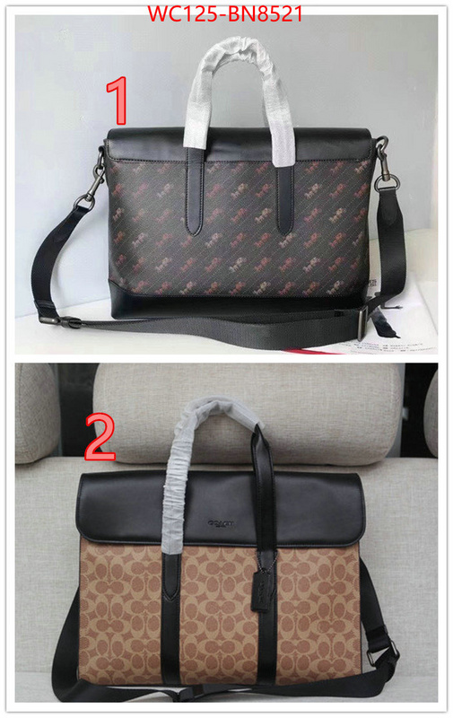 Coach Bags(4A)-Handbag-,wholesale ,ID: BN8521,$: 125USD