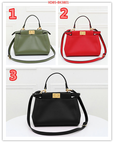 Fendi Bags(4A)-Peekaboo,same as original ,ID: BK3801,$:85USD