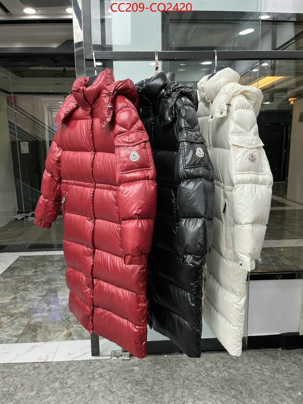 Down jacket Women-Moncler,where can you buy replica , ID: CO2420,$: 209USD
