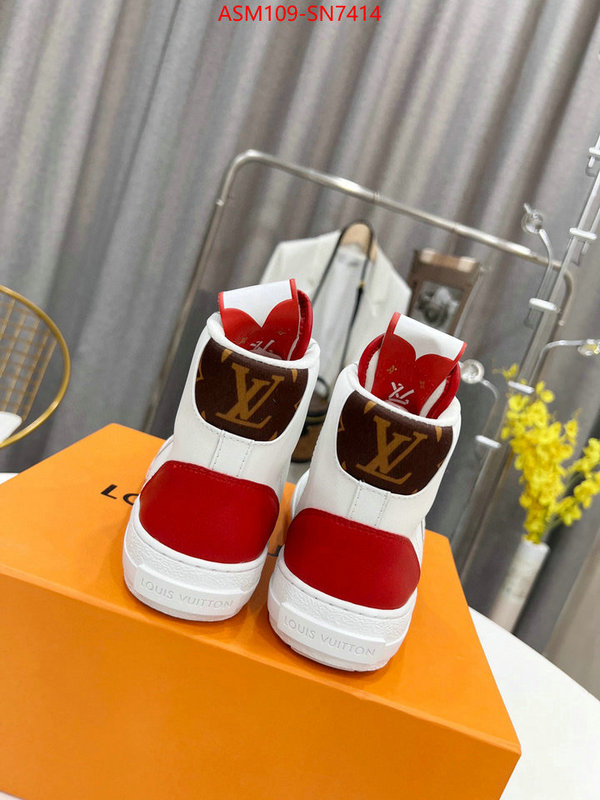 Women Shoes-LV,aaaaa+ class replica , ID: SN7414,$: 109USD