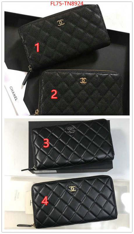 Chanel Bags(4A)-Wallet-,ID: TN8924,$: 75USD