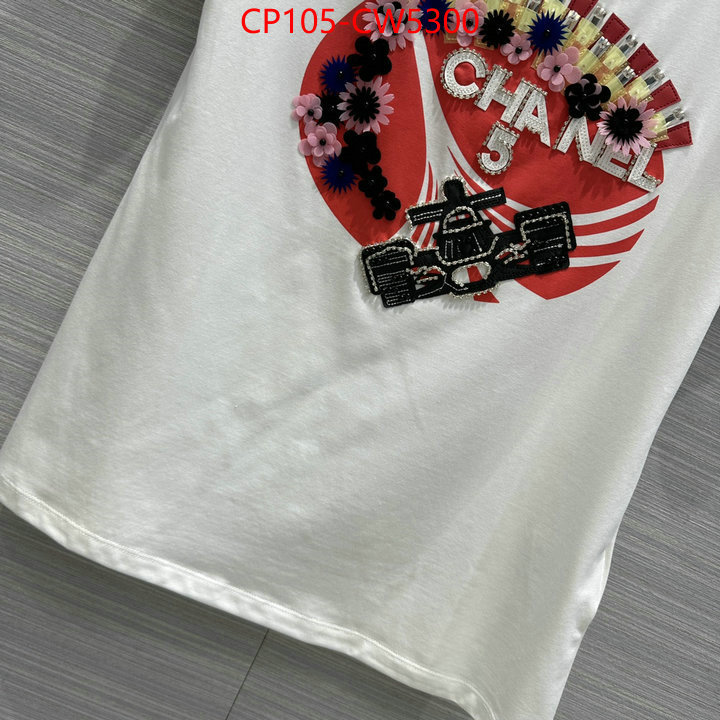 Clothing-Chanel,what 1:1 replica , ID: CW5300,$: 105USD