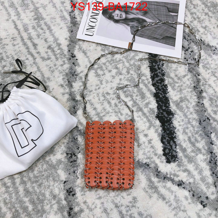 PACO RABANNE Bags(4A)-Diagonal-,can you buy replica ,ID:BA1722,$:139USD