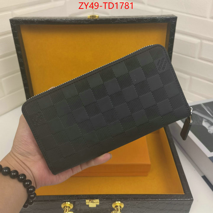 LV Bags(4A)-Wallet,ID: TD1781,$: 49USD