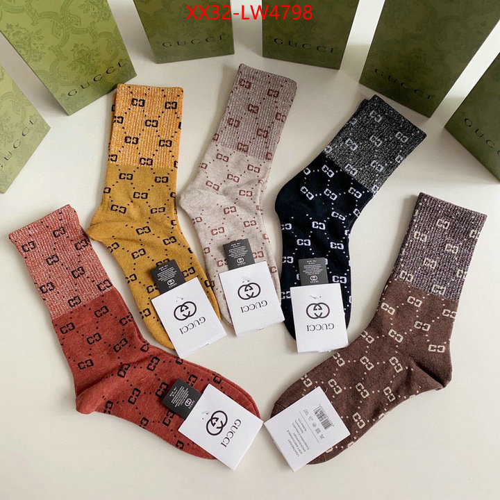 Sock-Gucci,aaaaa replica designer , ID: LW4798,$: 32USD