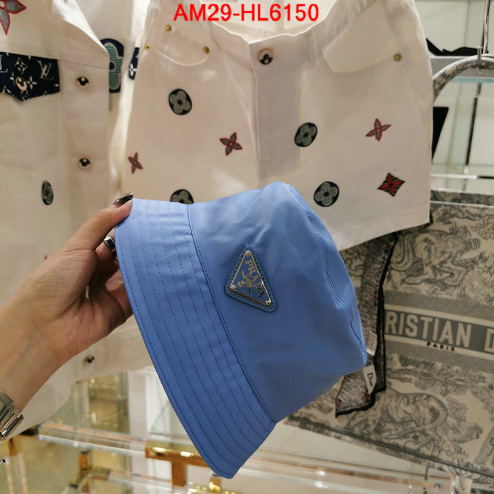 Cap (Hat)-Prada,high quality 1:1 replica , ID: HL6150,$: 29USD