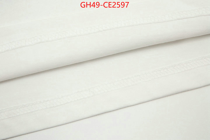 Clothing-Gucci,shop cheap high quality 1:1 replica , ID: CE2597,$: 49USD