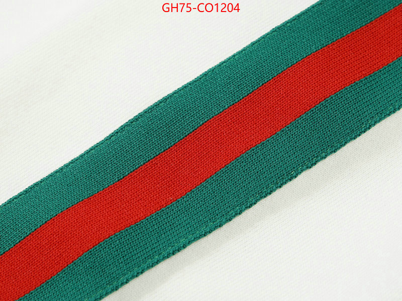 Clothing-Gucci,where could you find a great quality designer , ID: CO1204,$: 75USD