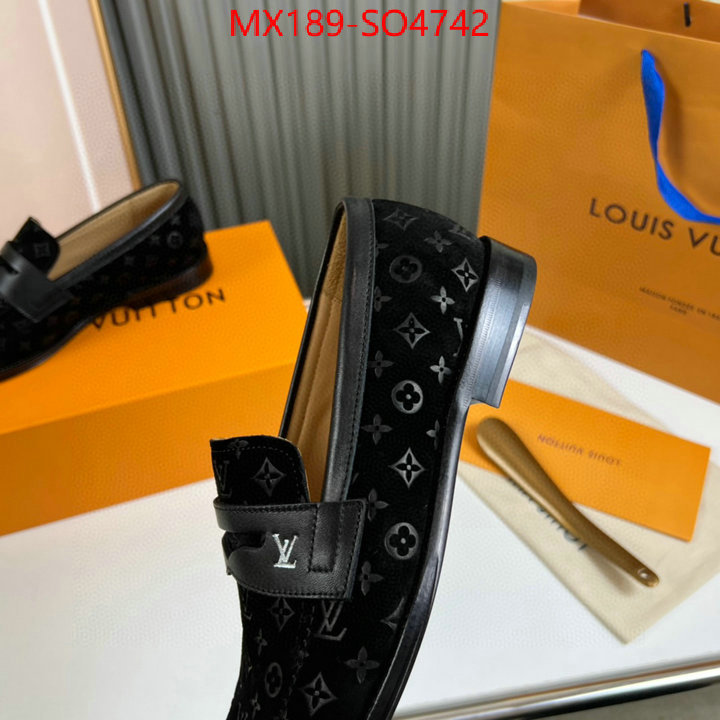 Men Shoes-LV,2023 aaaaa replica 1st copy , ID: SO4742,$: 189USD