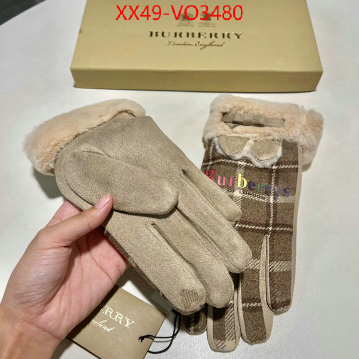 Gloves-Burberry,top perfect fake , ID: VO3480,$: 49USD